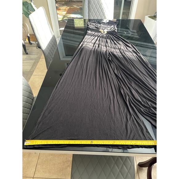 XOXO Black Wide-Leg Sleeveless Jumpsuit - Picture 8 of 8